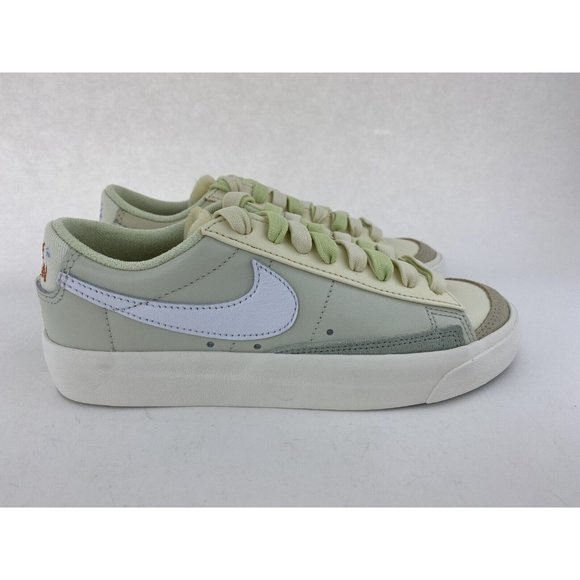Nike Blazer Low '77 Sea Glass Women's Sneakers Shoes Beige Green DM7186 011 - Picture 8 of 12